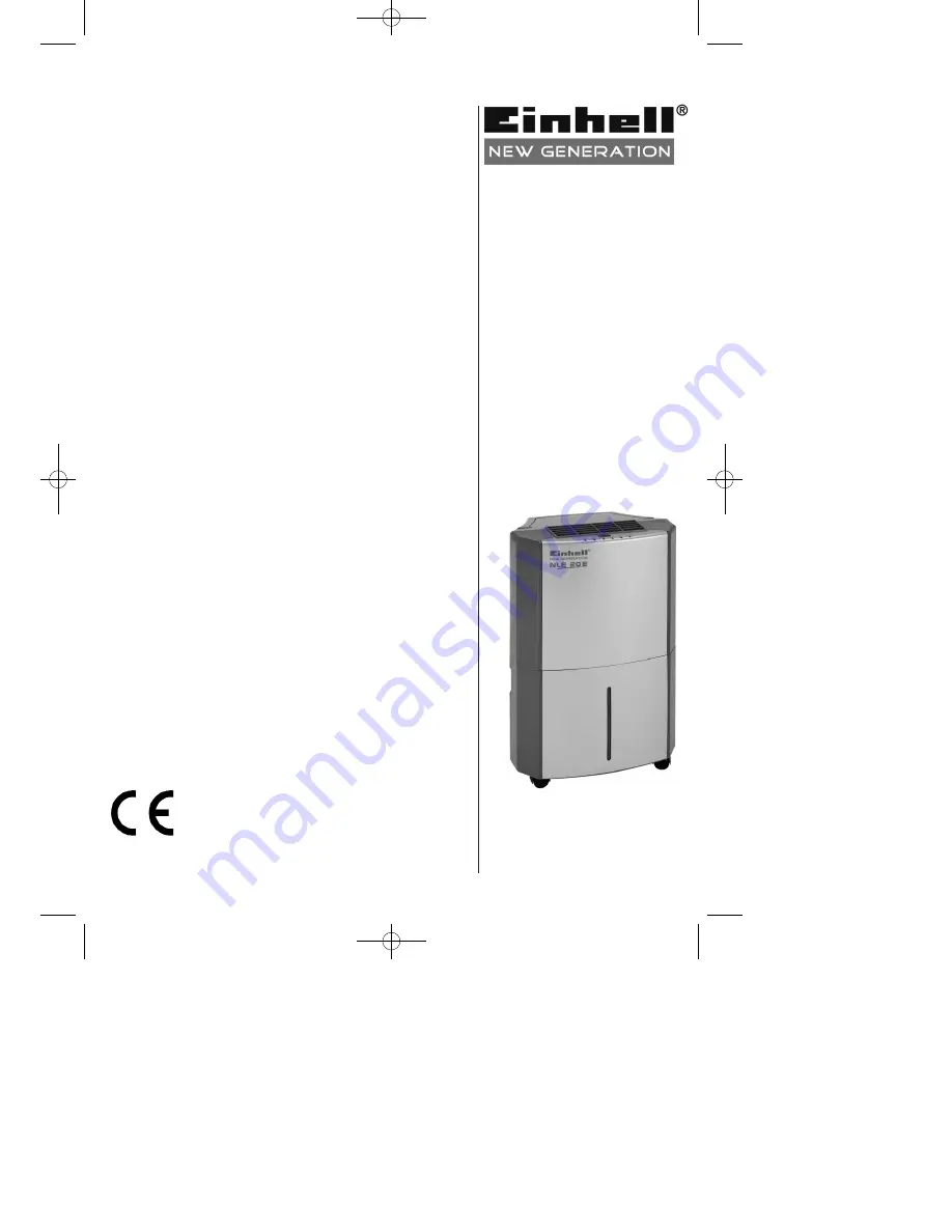 EINHELL NLE 20 E Original Operating Instructions Download Page 1