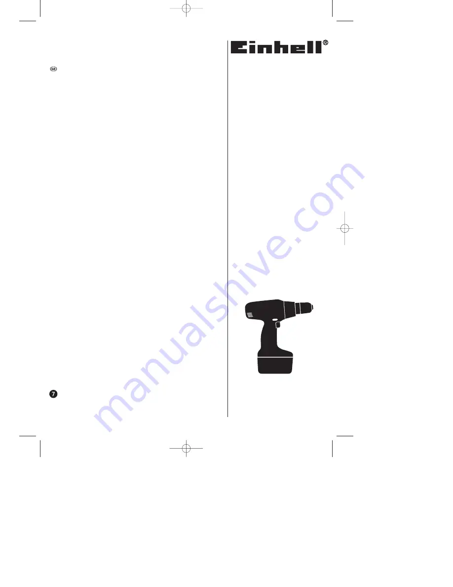 EINHELL RT-CD 18/1-2B Li Скачать руководство пользователя страница 1