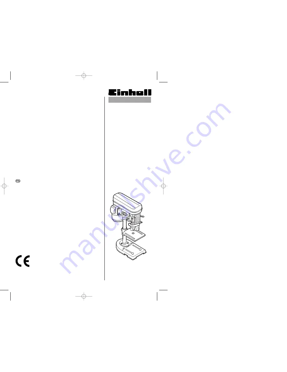 EINHELL SB 401 Operating Instructions Manual Download Page 1