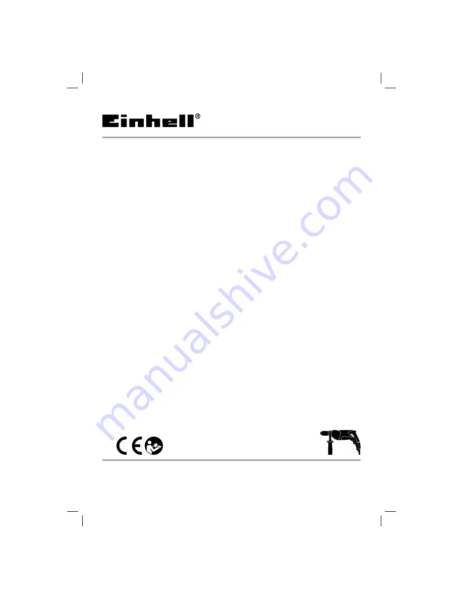 EINHELL TC-ID 1000 KIT Original Operating Instructions Download Page 1