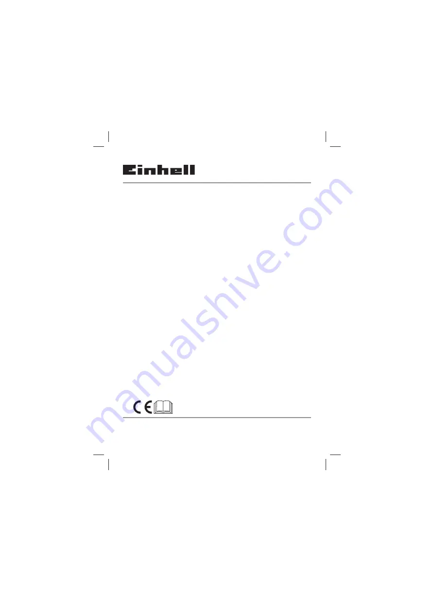 EINHELL TC-LD 50 Operating Instructions Manual Download Page 1