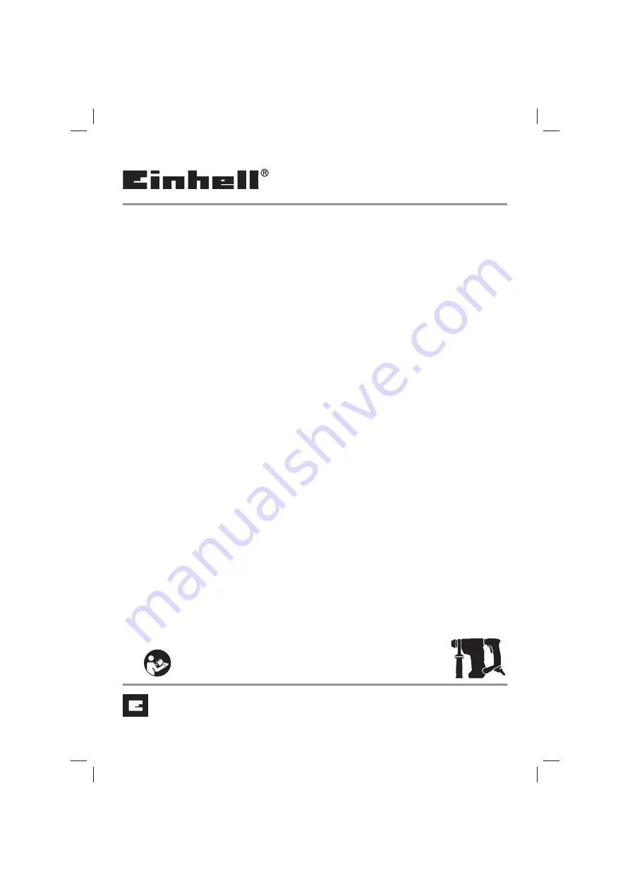 EINHELL TC-RH 800 E Original Operating Instructions Download Page 1