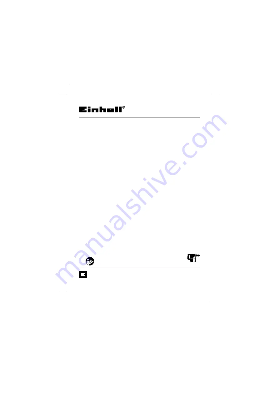 EINHELL TC-RH 900/1 Original Operating Instructions Download Page 1