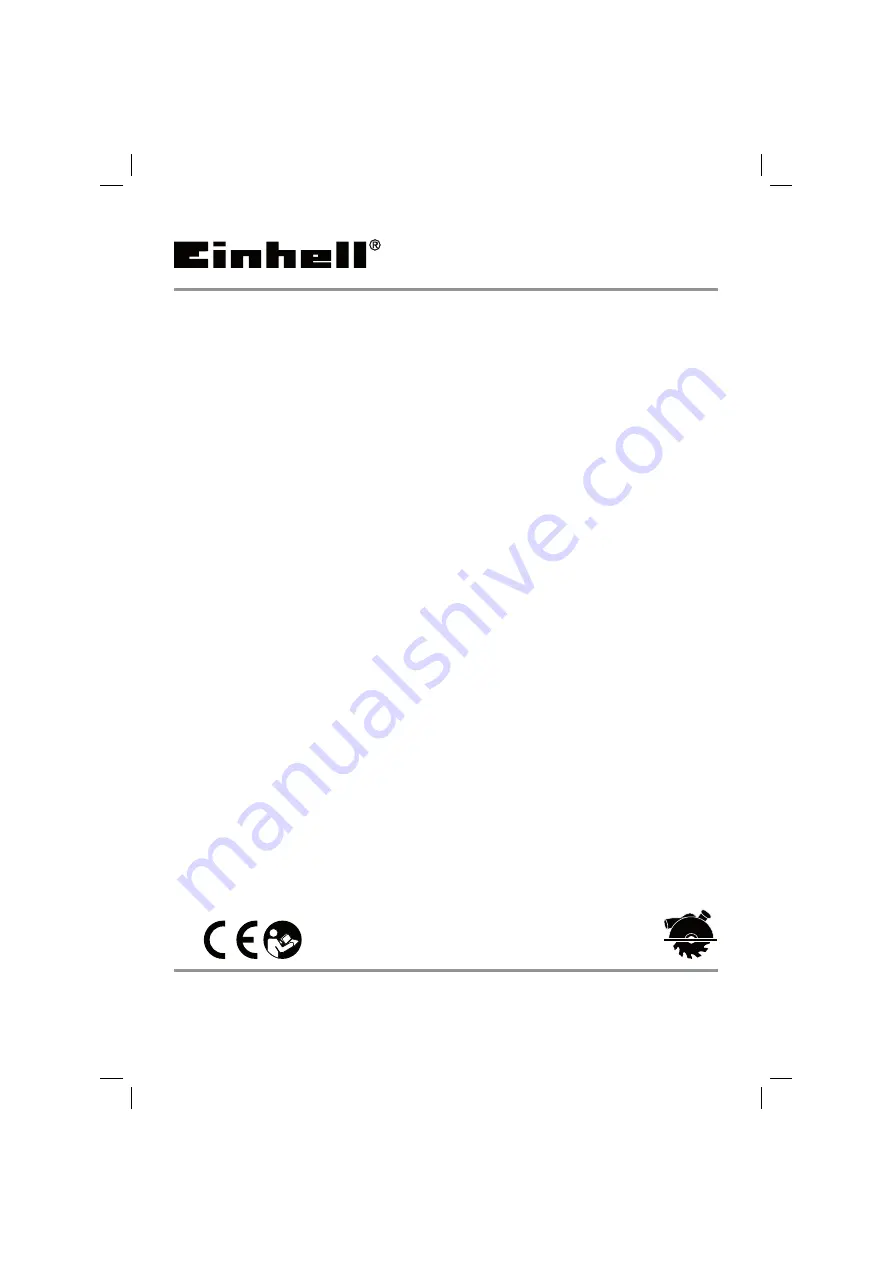 EINHELL TE-XC 110/1 Original Operating Instructions Download Page 1