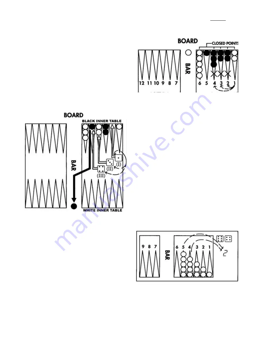 Einstein Backgammon Wizard E125 User Manual Download Page 6