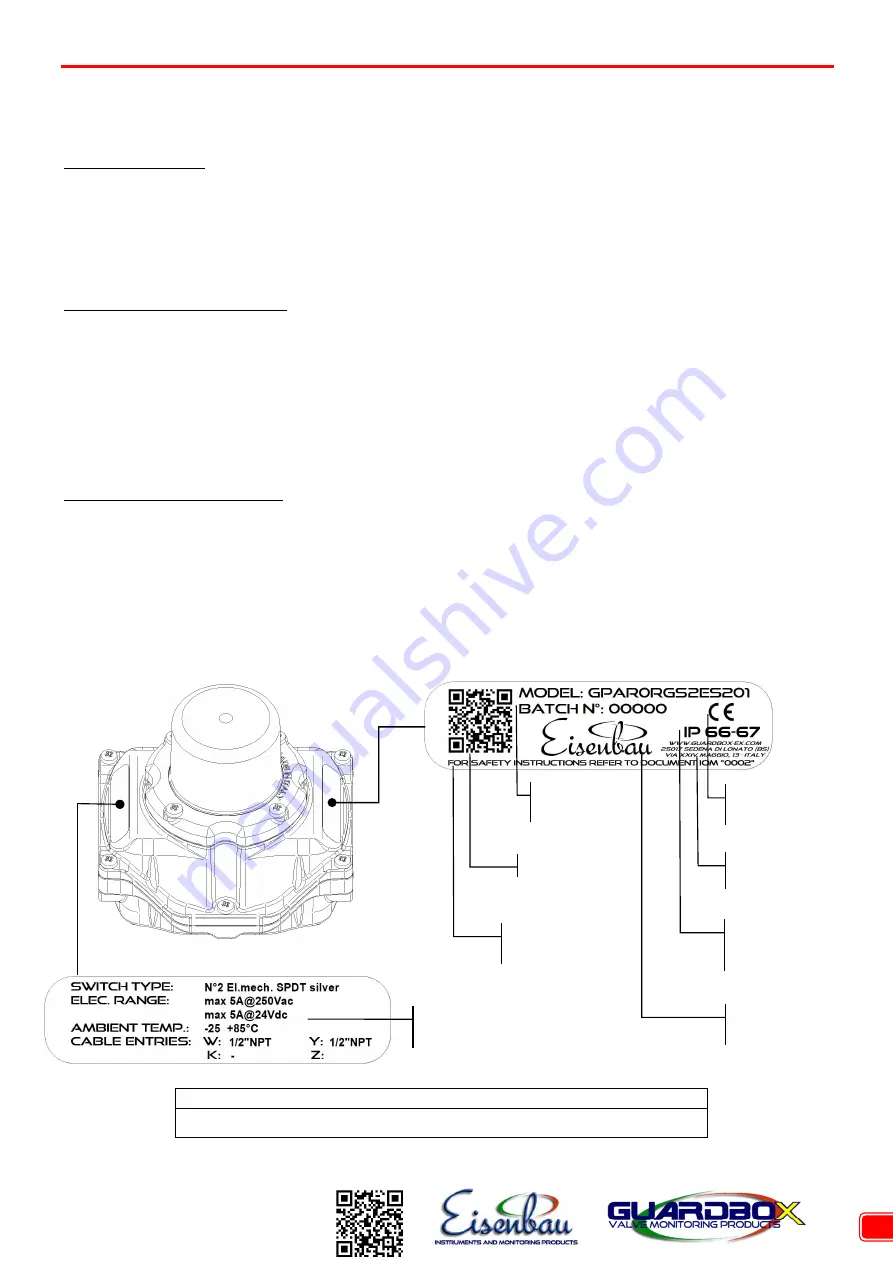 Eisenbau Guardbox GP Series Скачать руководство пользователя страница 1