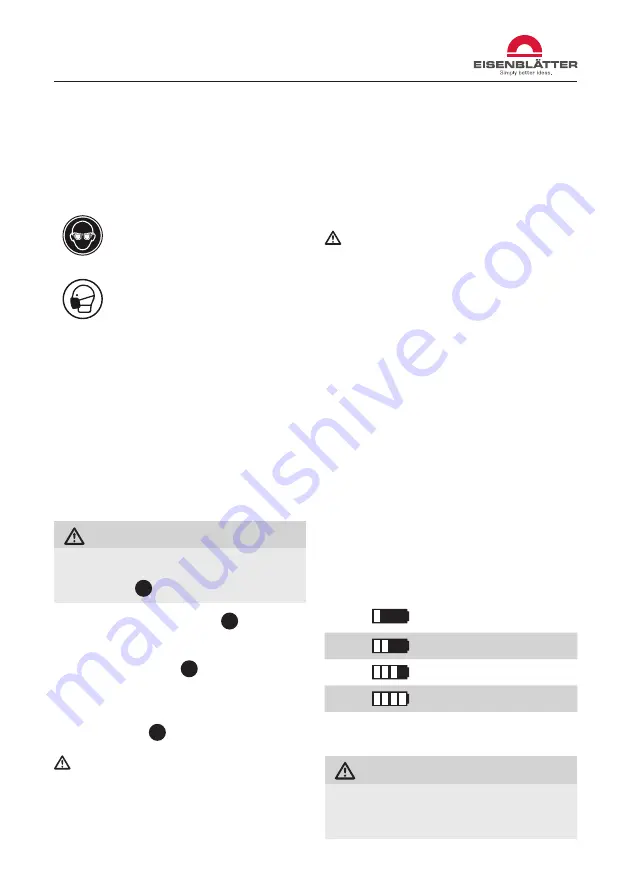 eisenblatter VARILEX Akku 6112-5.0 Original User Manual Download Page 17