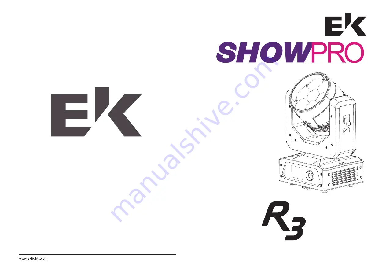 EK R3 User Manual Download Page 1