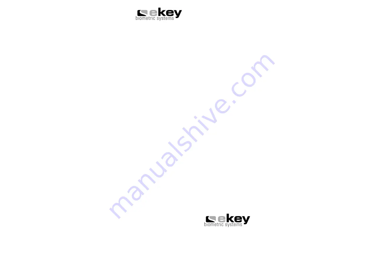 eKey TOCAhome Installation & Operating Manual Download Page 10