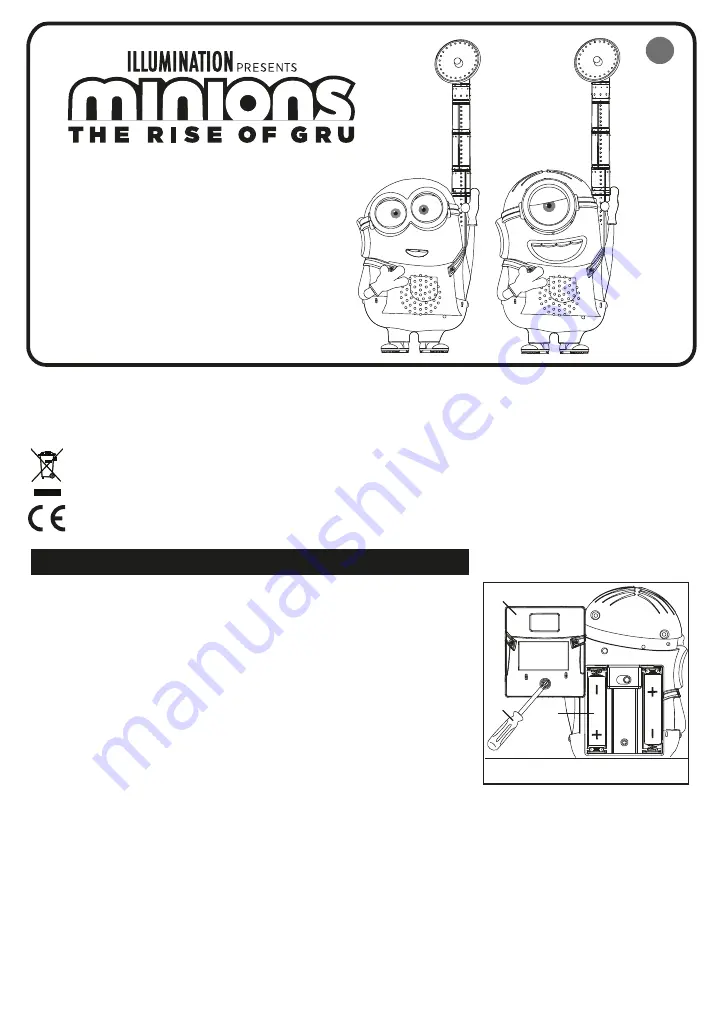 eKids ILLUMINATION MINIONSTHE RISE OF GRU MS-210 Скачать руководство пользователя страница 1