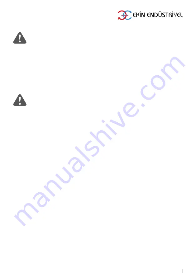 Ekin Endustriyel GemmeCotti HTM 10 PP User Manual Download Page 11