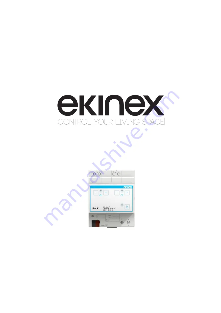 Ekinex EK-GA1-TP Скачать руководство пользователя страница 1