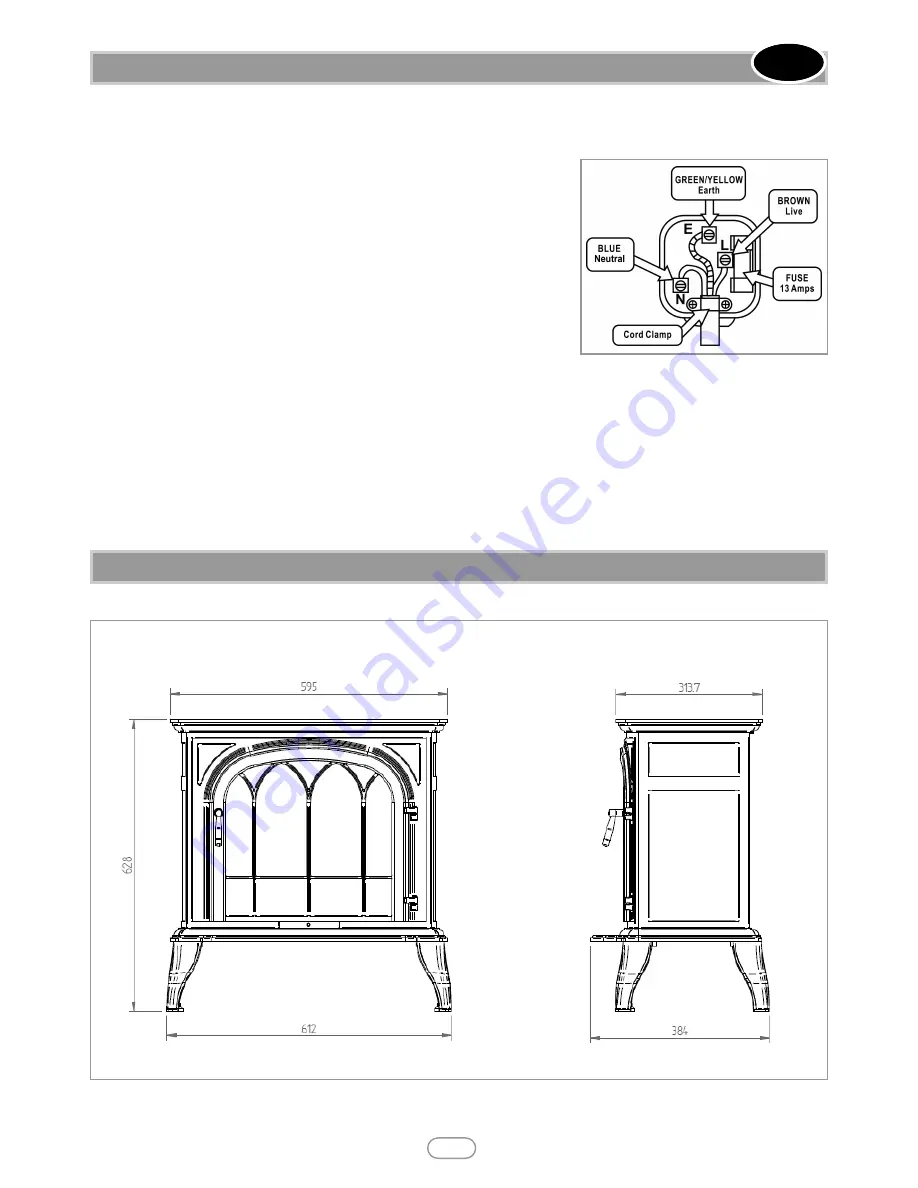 Ekofires 1250 LED Installation & User'S Instructions Download Page 6