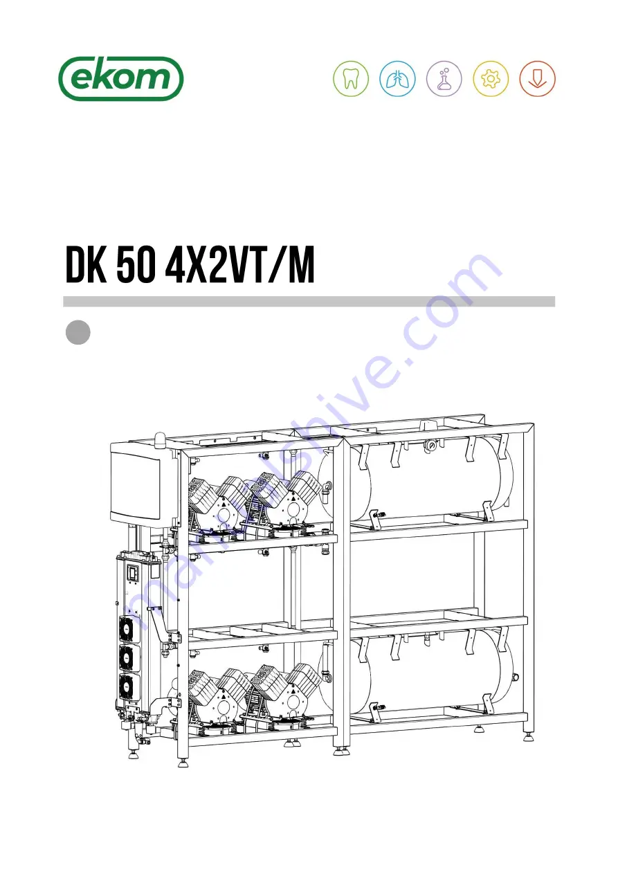 EKOM DK 50 4X2VT/M User Manual Download Page 1