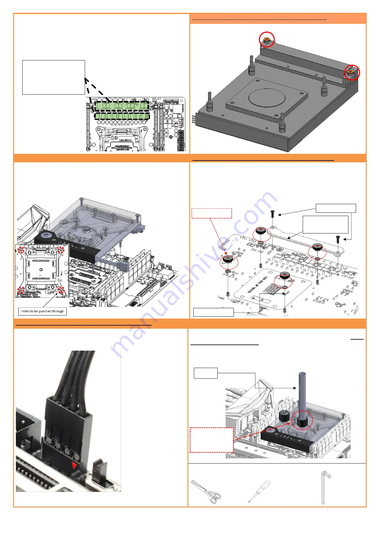 ekwb EK-FB MSI X299M GAMING PRO CARBON RGB Monoblock Installation Manual Download Page 2