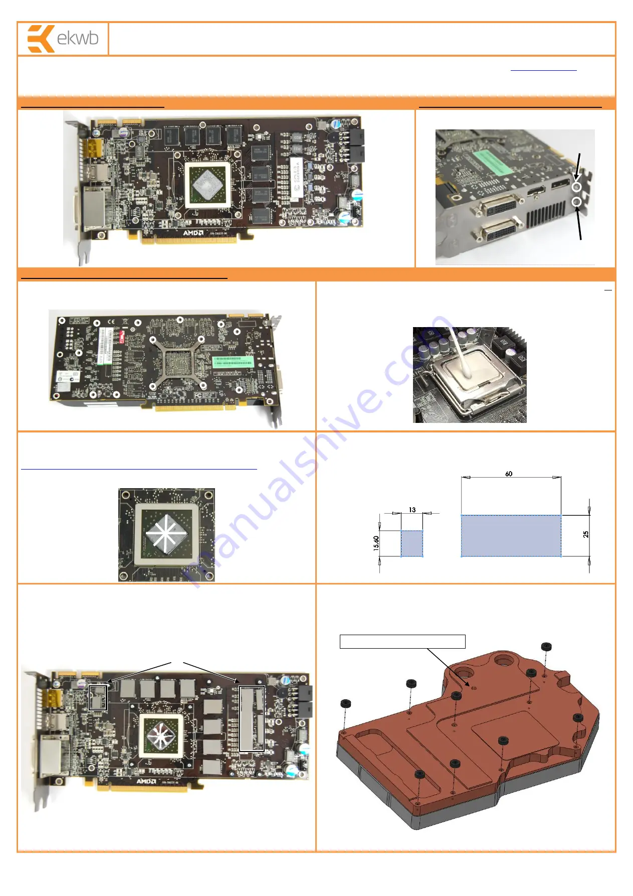 ekwb EK-FC 5850 Series Скачать руководство пользователя страница 1