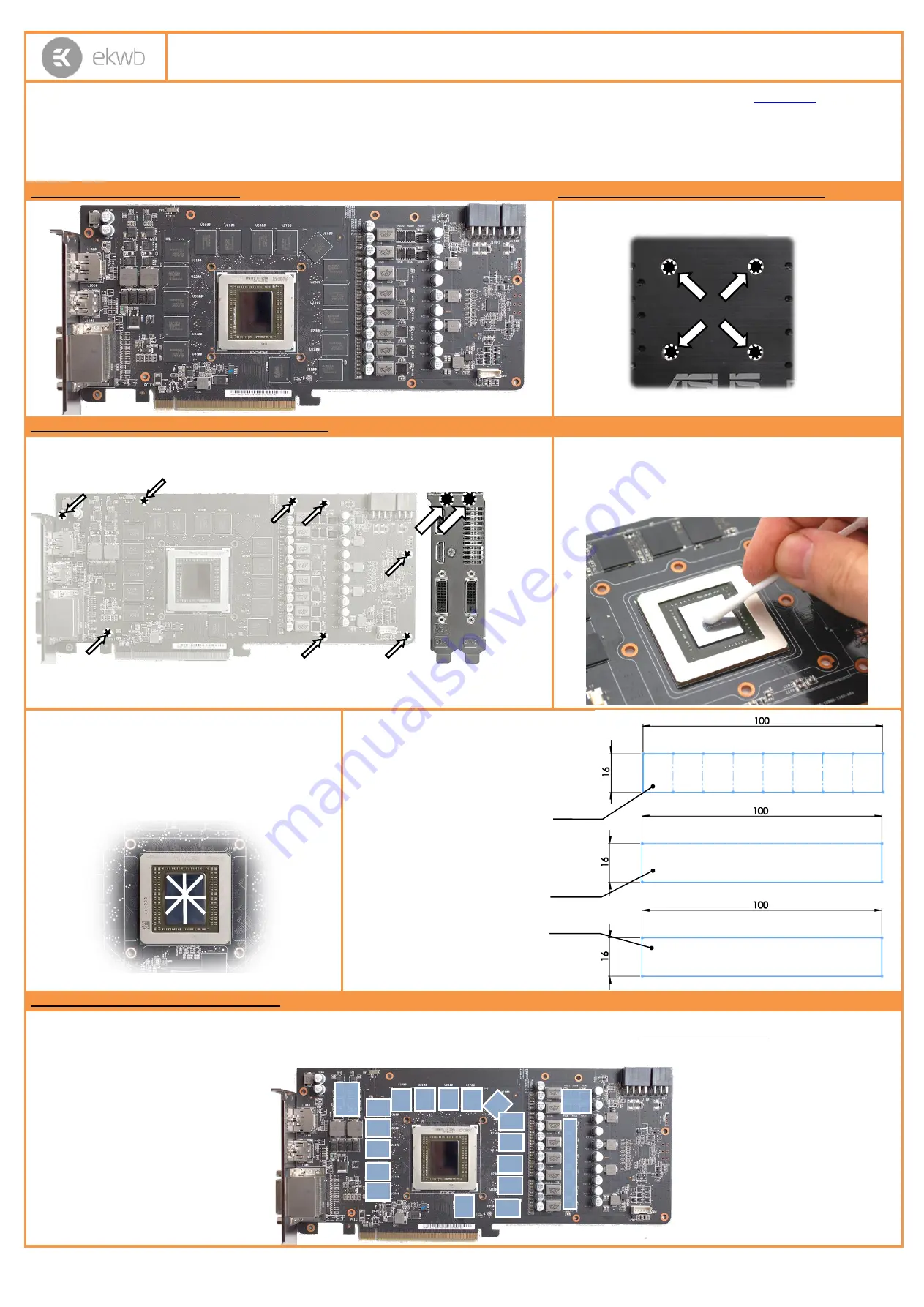 ekwb EK-FC R9-290X DCII Original CSQ Series Installation And Mounting Manual Download Page 1