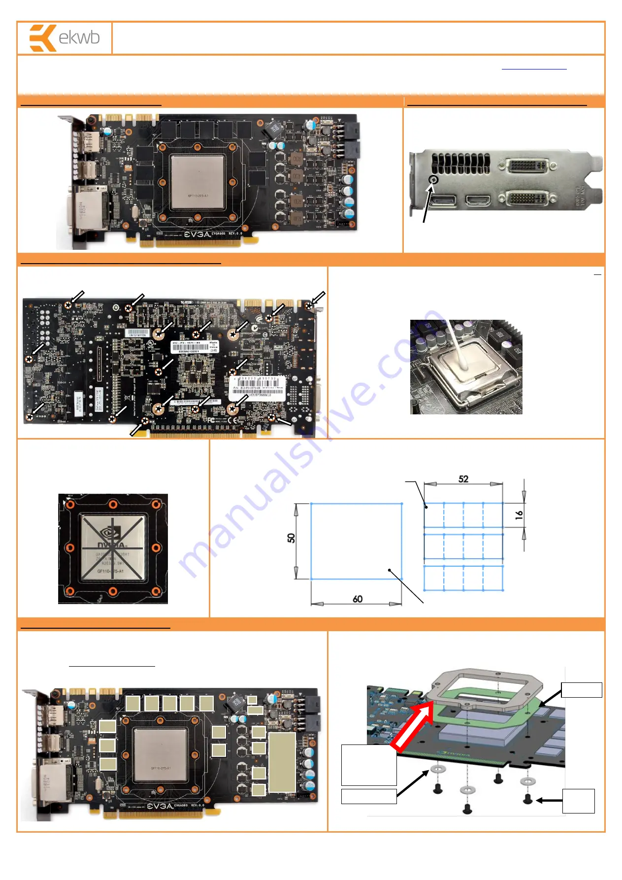 ekwb EK-FC570 GTX SE Series Installation And Mounting Manual Download Page 1