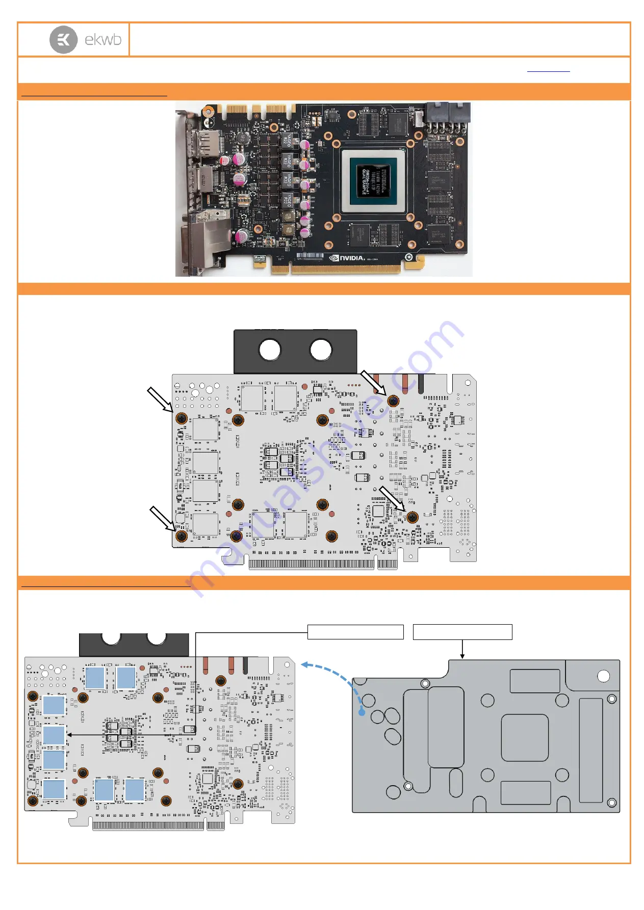 ekwb EK-FC970 GTX Installation And Mounting Manual Download Page 1