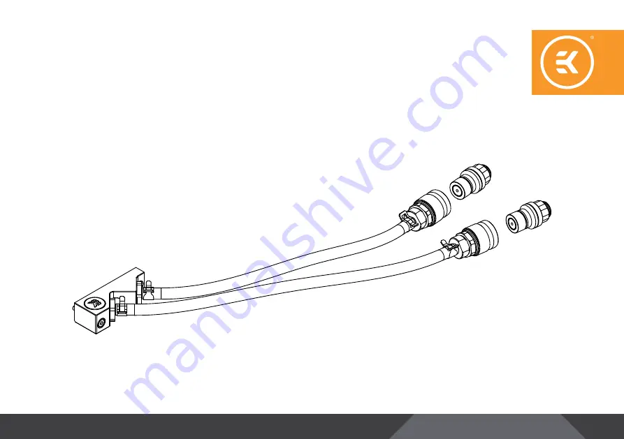 ekwb EK-Pro GPU Quick Disconnect Kit Installation Manual Download Page 1