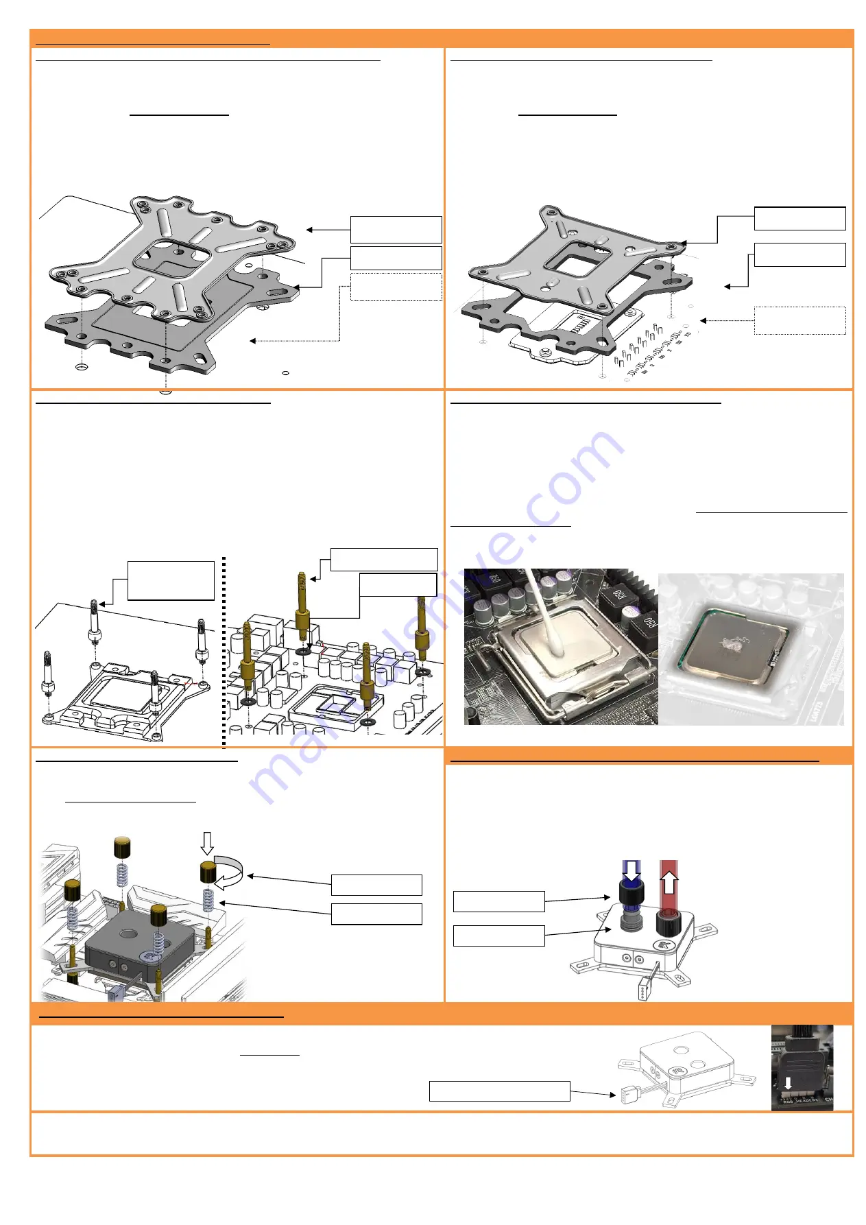 ekwb EK-Supremacy EVO RGB Installation Manual Download Page 2