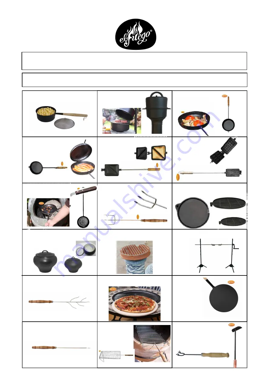 El Fuego LEXIE-70 Assembly And User Instructions Manual Download Page 11