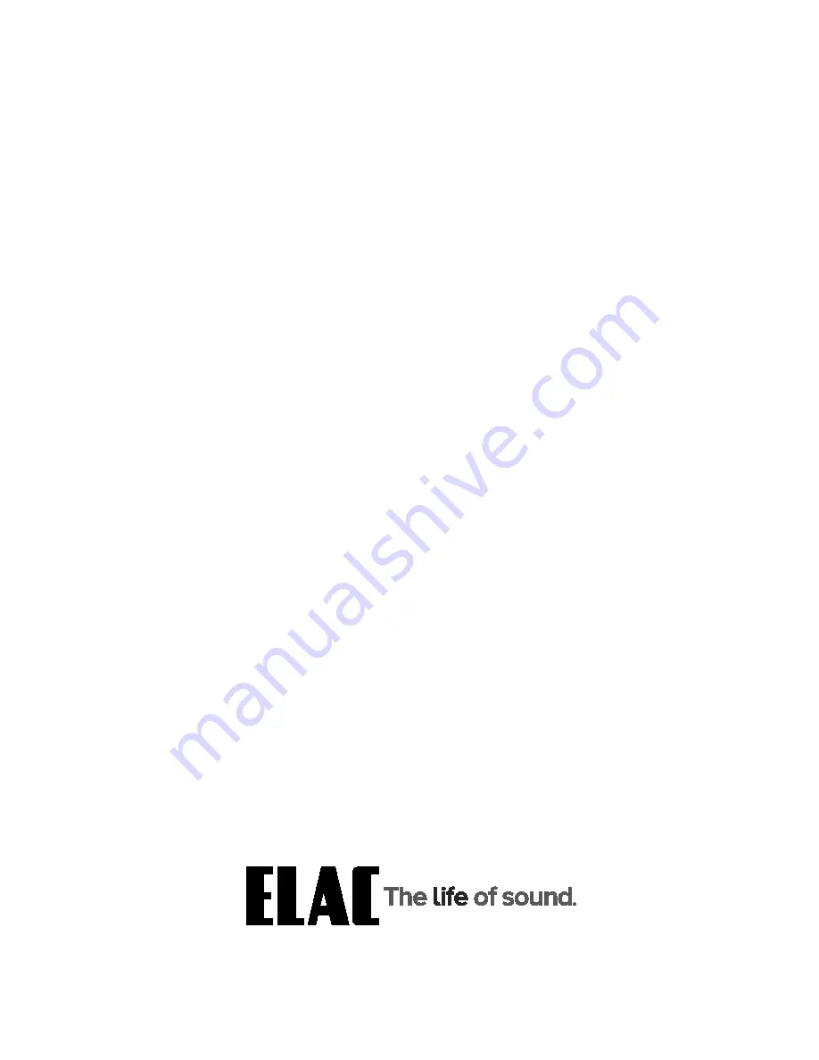 ELAC Discovery Connect DS-C101W-G Operating Instructions Manual Download Page 41