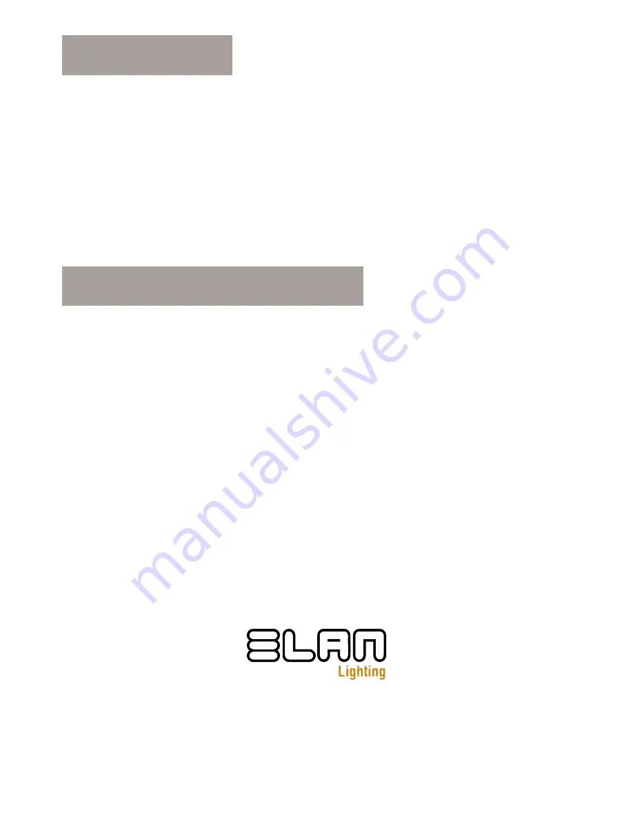 ELAN Lighting CITYCOLOR-551-IP User Manual Download Page 7