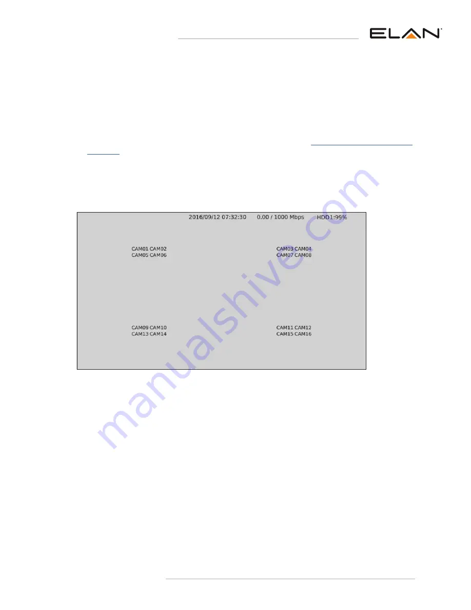 Elan EL-NVR series Owner'S Manual Download Page 9