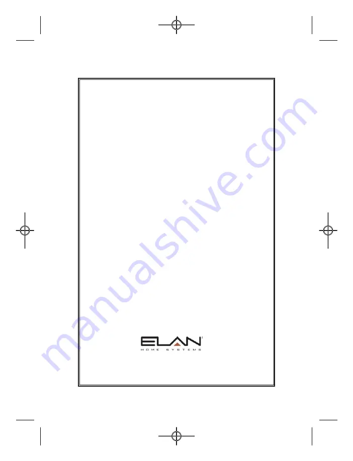 Elan PVIA1 Valet Installation Manual Download Page 40