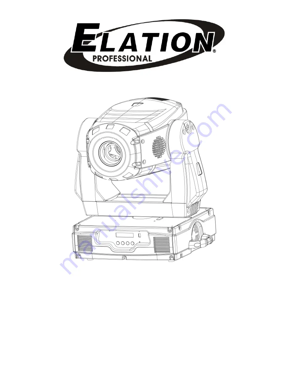 Elation Design Spot 575B User Manual Download Page 1