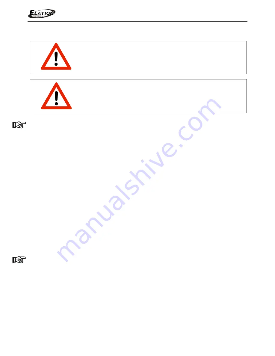 Elation DW CHORUS 12 User Manual Download Page 10