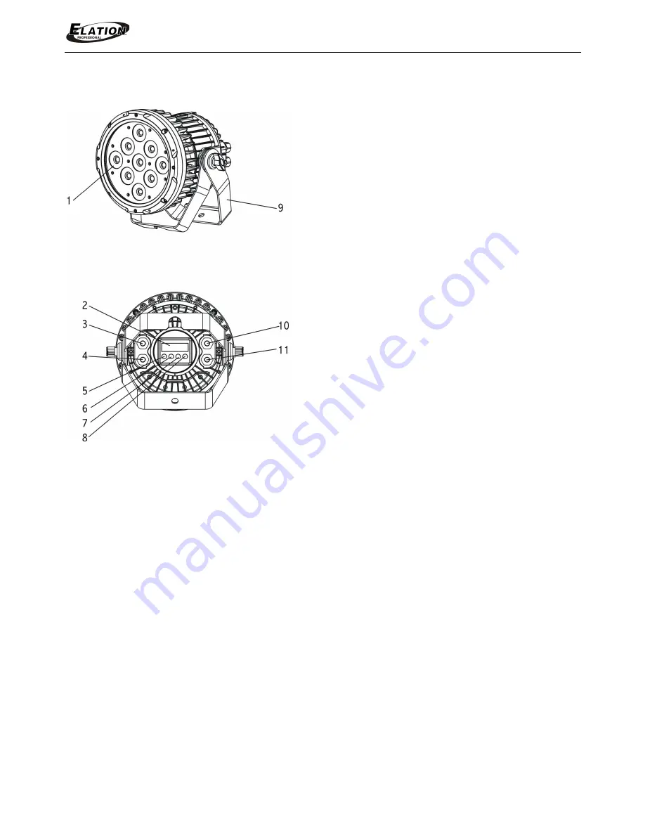 Elation Elar Quad Par User Manual Download Page 10