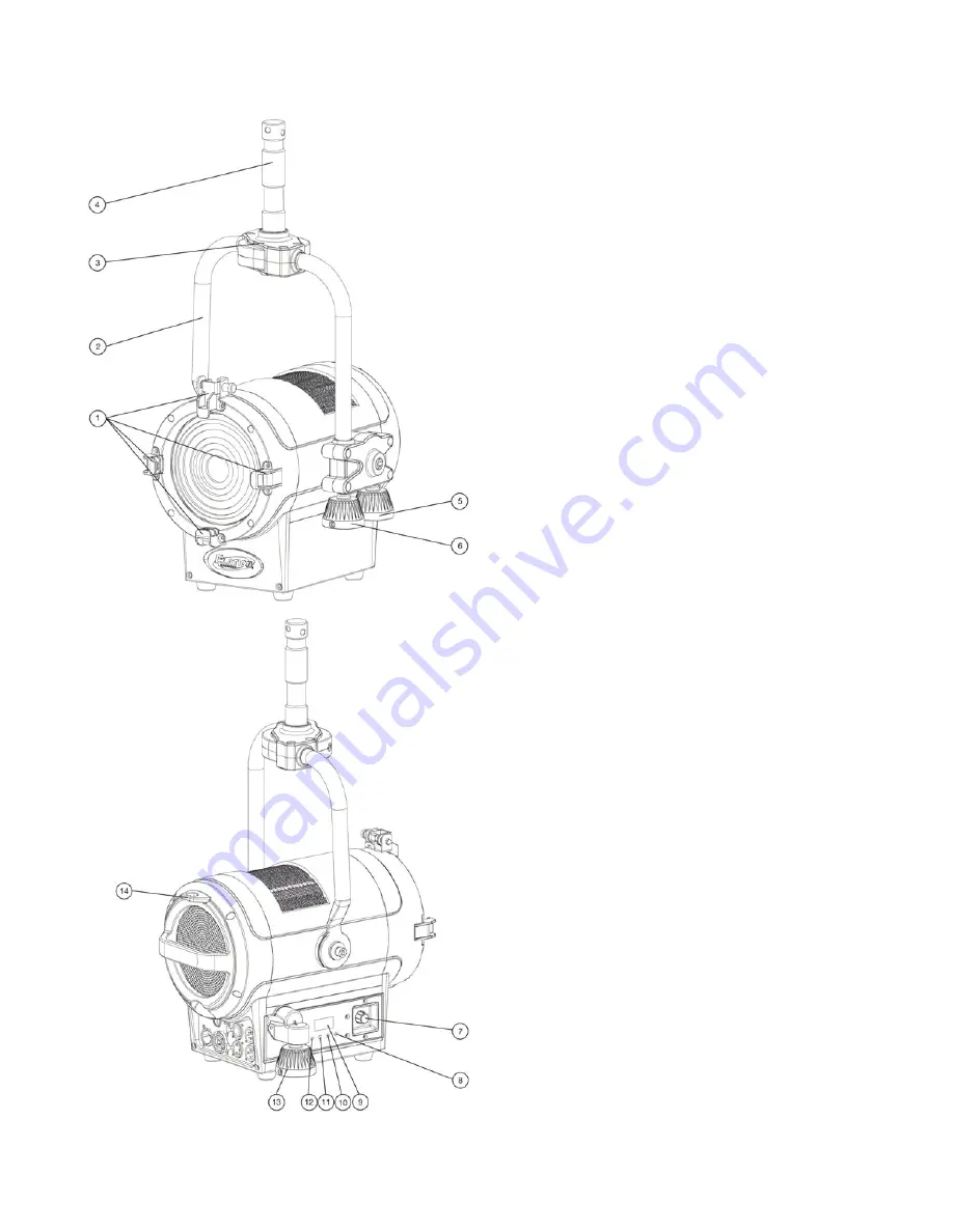 Elation KL FRESNEL 6 CW User Manual Download Page 9