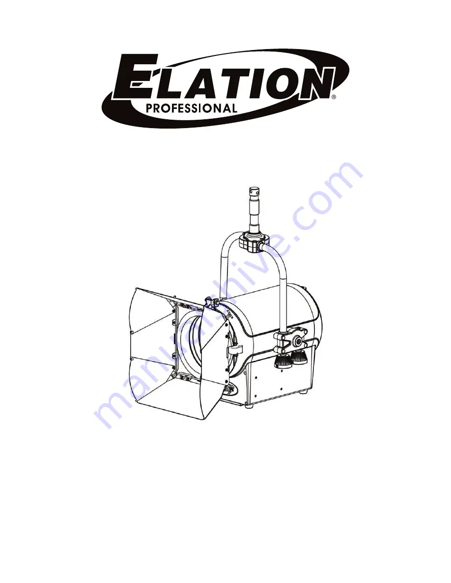 Elation KL FRESNEL 8 PO Скачать руководство пользователя страница 1