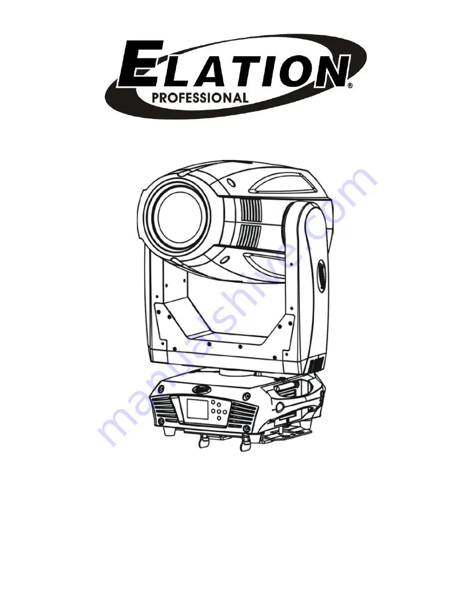 Elation PLATINUM FLX User Manual Download Page 1