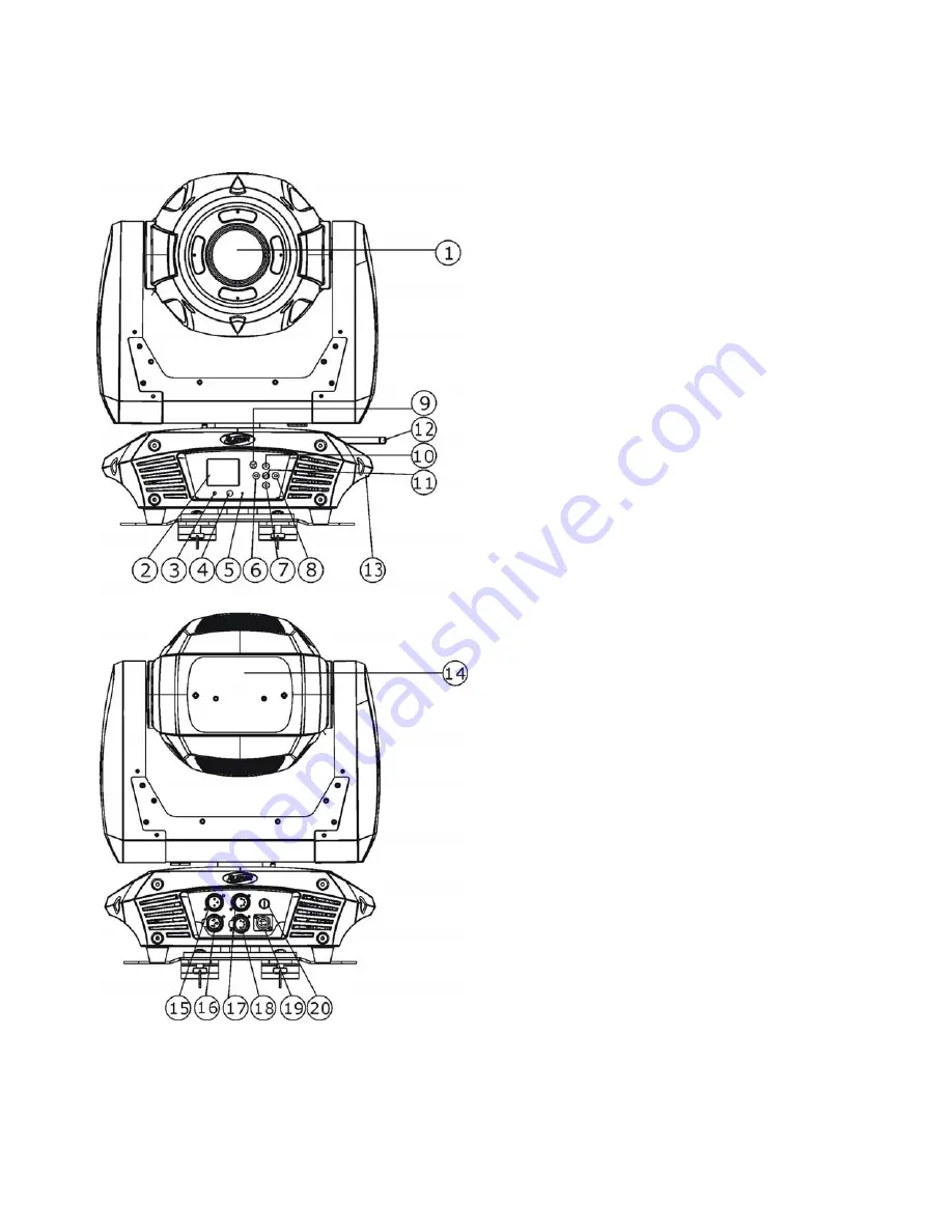 Elation PLATINUM SPOT 15R PRO User Manual Download Page 10