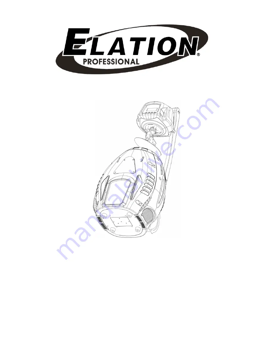 Elation Vision Scan 250 Manual Download Page 1