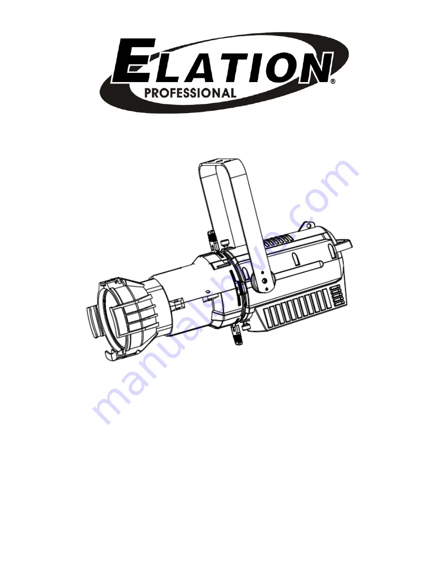 Elation WW PROFILE Скачать руководство пользователя страница 1