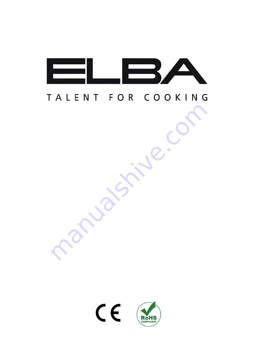 Elba 506A Series Installation Manual & Operation Manual Download Page 1