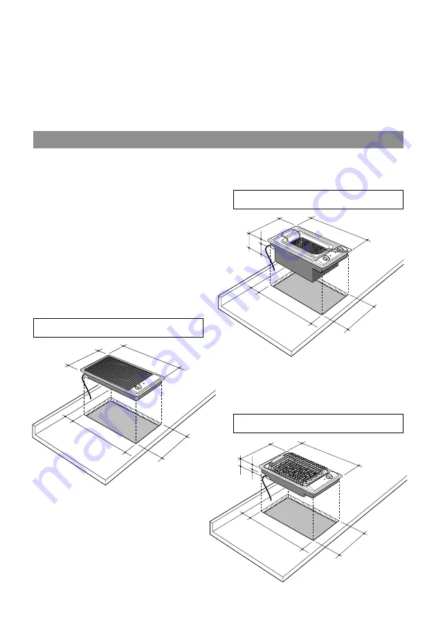 Elba DOMINO HOBS Instructions For Use Manual Download Page 41