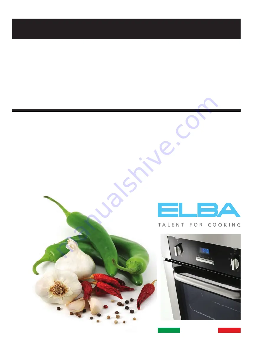 Elba EBO 9910 S Instructions For The Use Download Page 1