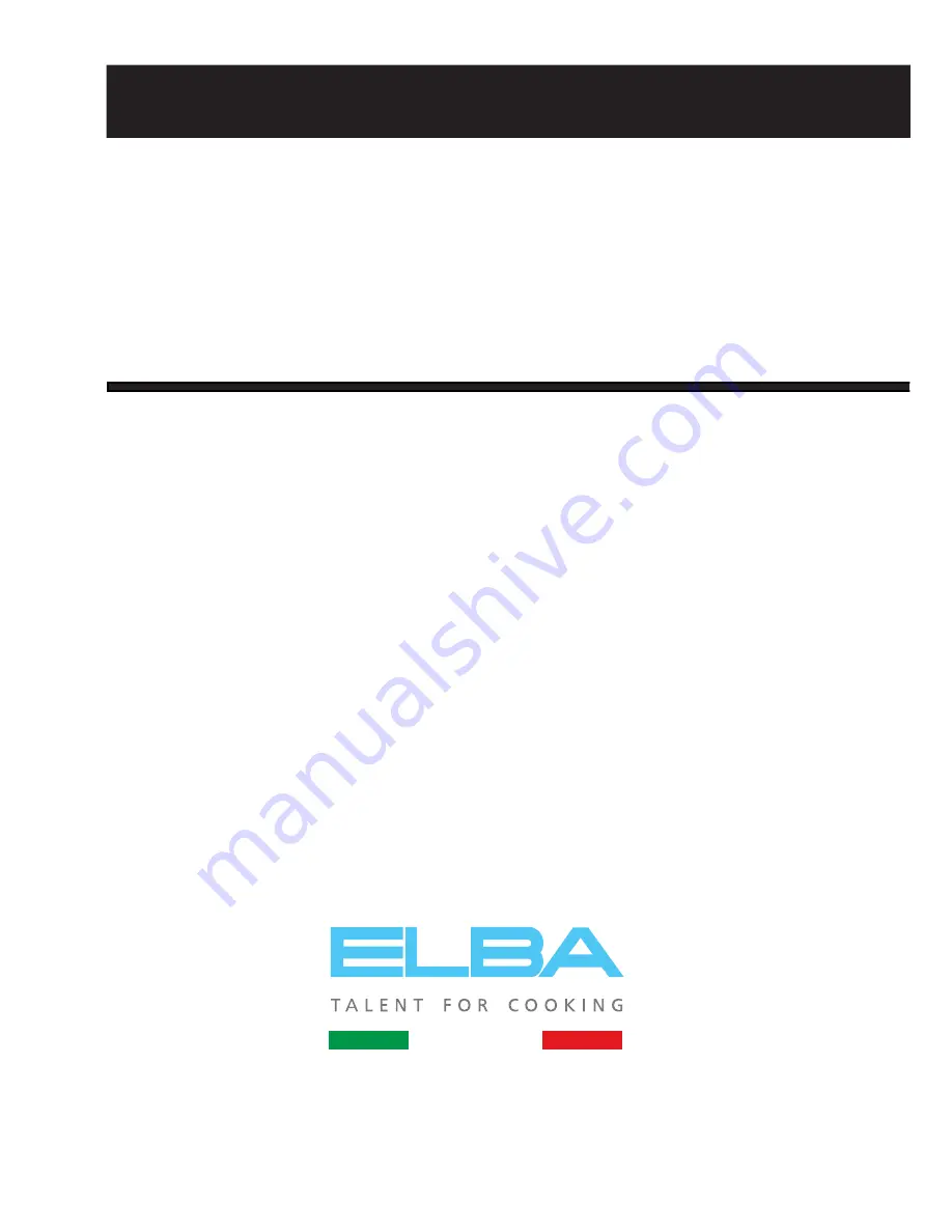 Elba EBO 9910 S Instructions For The Use Download Page 36