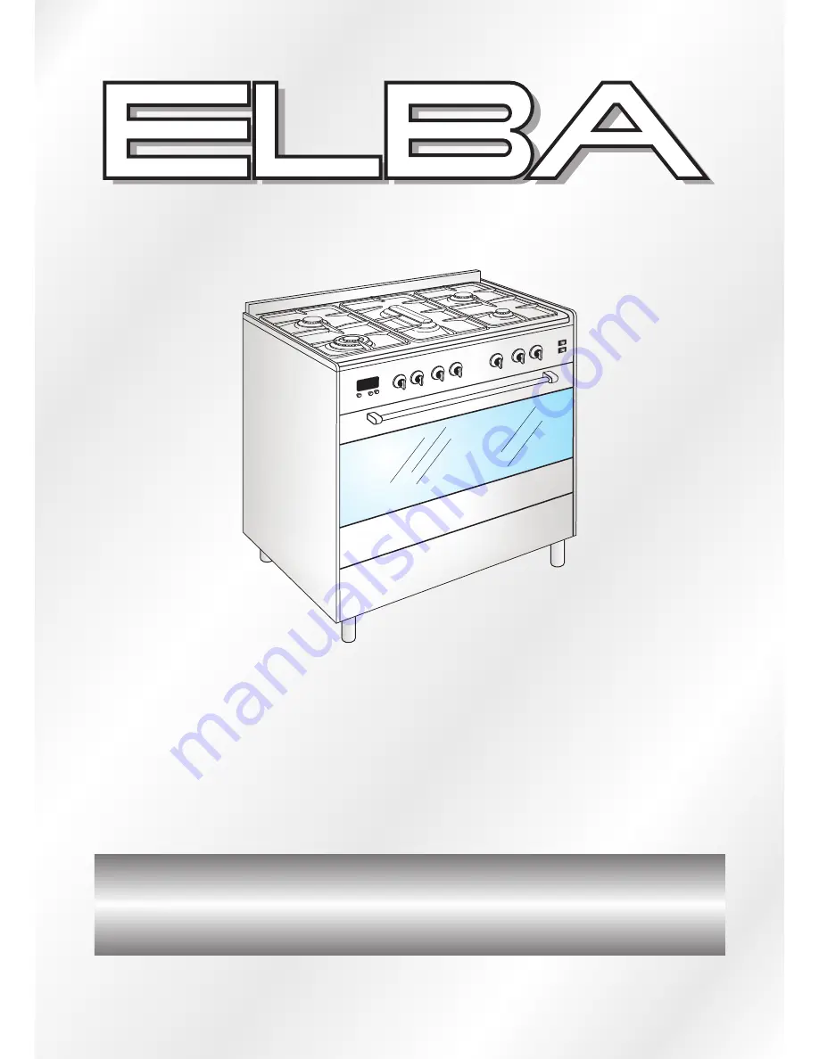 Elba EC 967F SS Instruction Manual Download Page 1