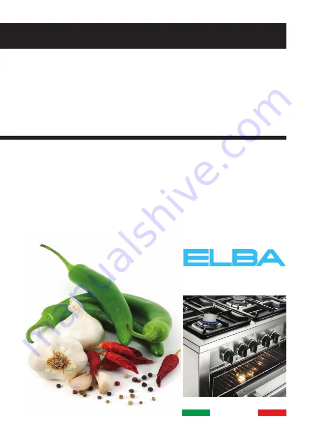 Elba EK 55 X 440 Instructions For The Use - Installation Advices Download Page 1