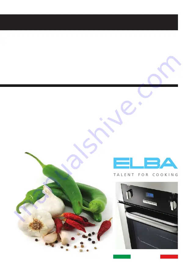 Elba ELIO E93 MF Instructions For The Use Download Page 1