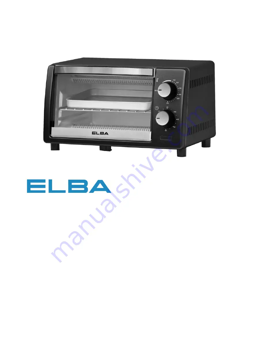 Elba EOT-D0989(BK) Owner'S Manual Download Page 1