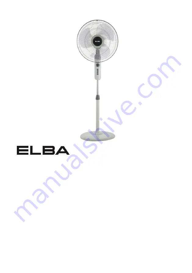 Elba ESF-E1644TM Owner'S Manual Download Page 1