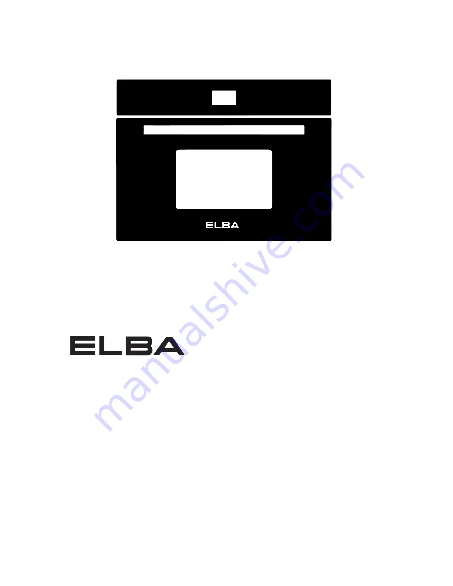 Elba ESO-G3070ST(BK) Owner'S Manual Download Page 1