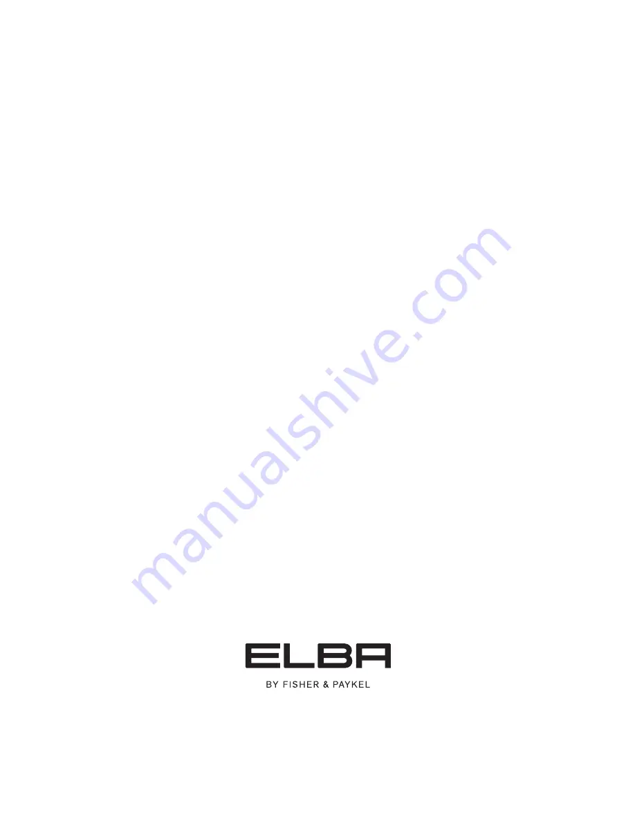 Elba OB60SC SERIES User Manual Download Page 1